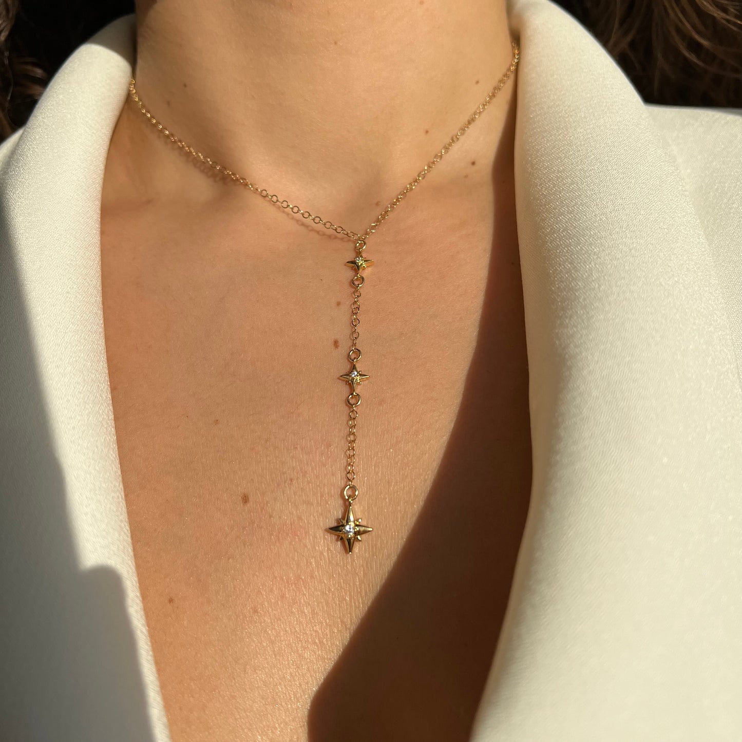 שרשרת כוכב הצפון בזהב