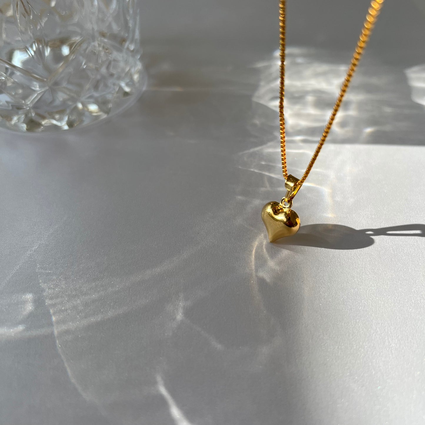 שרשרת לב זהב